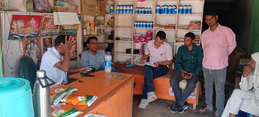 डीग में खाद-बीज विक्रेताओं पर कृषि विभाग की सख्ती, एक का लाइसेंस निलंबित, 5 को दिए नोटिस