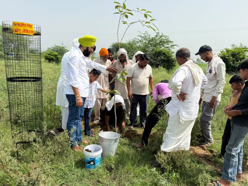 रामगढ़ में पर्यावरण चेतना: 'हर व्यक्ति अपने जन्मदिन पर अनिवार्य रूप से लगाए एक पौधा और लें उसकी जिम्मेदारी' — परमजीत सिंह