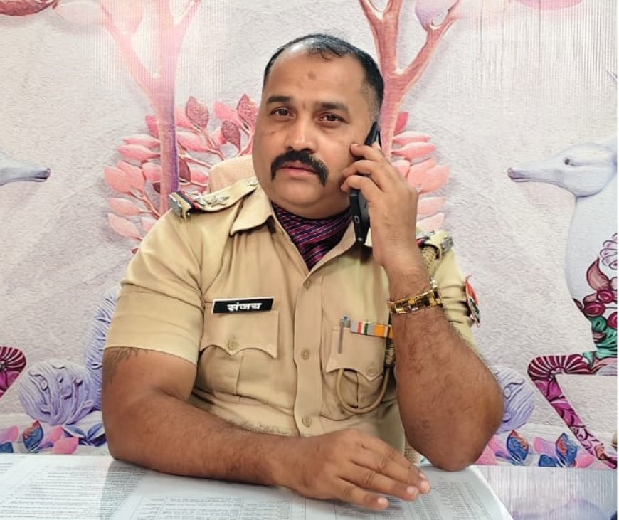 अखेपुरा थाना प्रभारी के रूप में संजय शर्मा ने संभाला कार्यभार