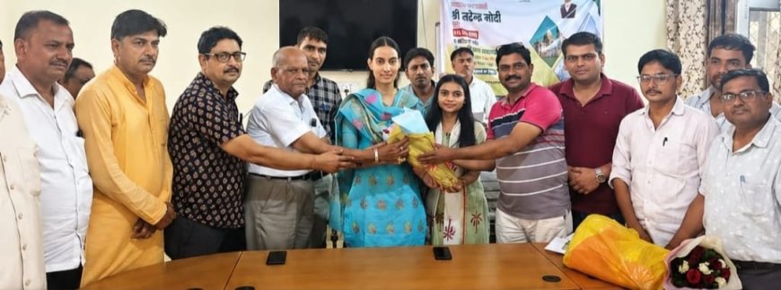 खैरथल कृषि उपज मंडी की नई सचिव नेहा यादव ने संभाला कार्यभार