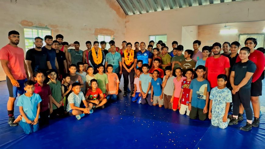 केसरी नंदन व्यायाम शाला की दो बेटियों ने बढ़ाया भीलवाड़ा का मान; माया ने राष्ट्रीय कुश्ती में जीता कांस्य