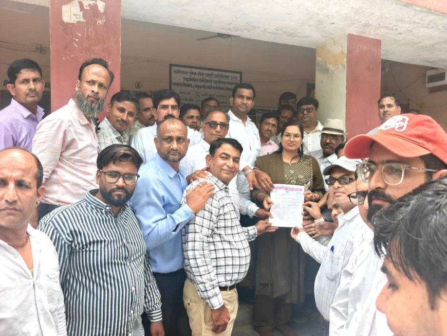 मकराना प्राइवेट स्कूल्स सोसायटी ने मुख्यमंत्री के नाम सौंपा 11 सूत्रीय ज्ञापन, आरटीई भुगतान और निजी स्कूलों की स्वायत्तता की उठाई मांग