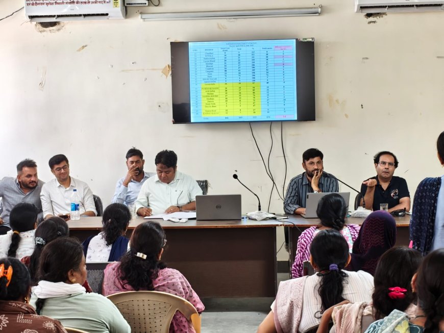 CMHO द्वितीय डॉ. जितेंद्र सिंह चारण ने ब्लॉक बावड़ी की समीक्षा बैठक ली, सीएचसी का किया औचक निरीक्षण