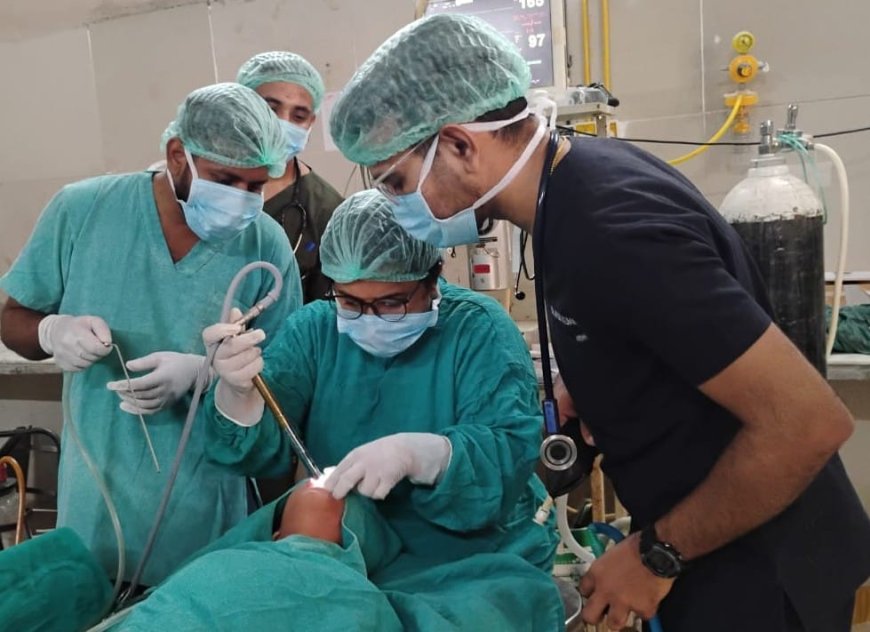 सात वर्ष की बच्ची के गले में फंसा सिक्का, बीडीके अस्पताल की  टीम ने बिना‌ चीरे‌ से ऑपरेशन कर निकाला