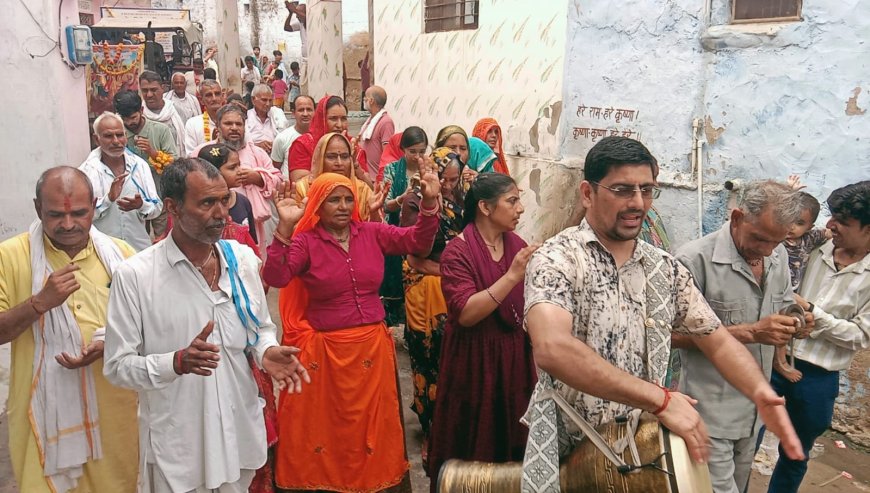 नारायणपुर में यति महाराज की स्मृति में तिरोभाव दिवस महोत्सव धूमधाम से मनाया