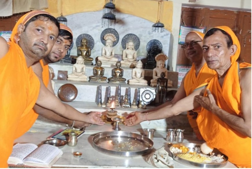 गोविंदगढ़ और बड़ौदामेव में भक्तिभाव से मनाया गया भगवान नेमीनाथ का मोक्ष कल्याणक विशेष पूजा-अर्चना कर की विश्व शांति की कामना