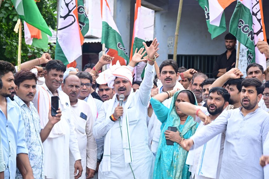 नेता प्रतिपक्ष टीकाराम जूली बोले सरकारी एजेंसियां सरकार का तोता, सरकार के खिलाफ जमकर नारेबाजी, स्वतंत्र जांच की मांग