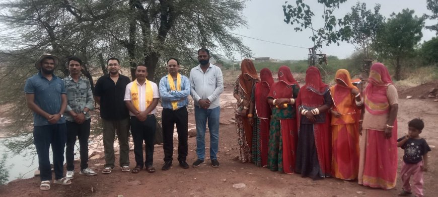 आदर्श गांव नांदिया कलां का पर्यावरण मॉडल देखने पहुंचे IIT जोधपुर के शोधार्थी: आध्यात्मिकता से जोड़ा जल व प्रकृति संरक्षण