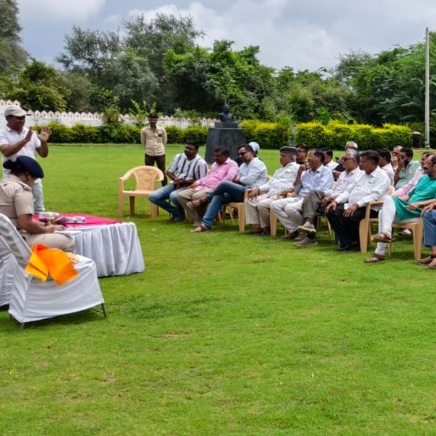नाथद्वारा में कानून व्यवस्था होगी सख्त: SP हेमंत कलाल बोले— ‘असामाजिक तत्वों और नशा तस्करों की तुरंत दें सूचना, पुलिस करेगी सख्त कार्रवाई’