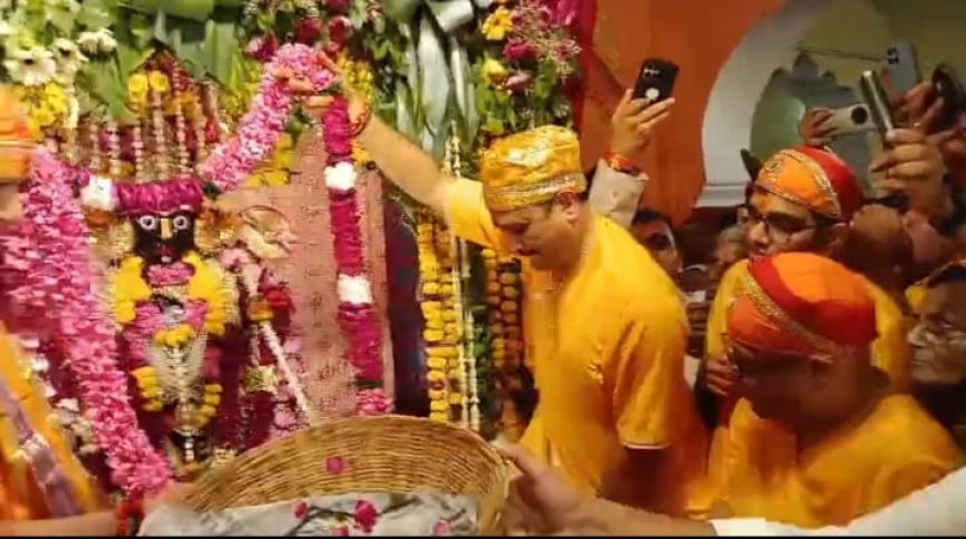 अलवर के रूपबास स्थित जगन्नाथ मंदिर में धूमधाम से मना वरमाला महोत्सव