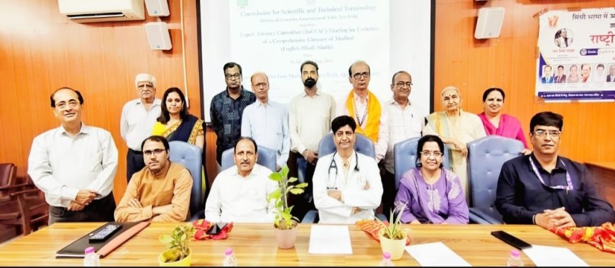 राष्ट्रीय शिक्षा नीति-2020 के अंतर्गत आयुर्विज्ञान की सिंधी शब्दावली निर्माण हेतु विशेषज्ञ सलाहकार समिति की द्वितीय बैठक का सफल समापन