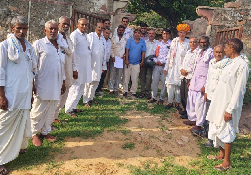 धौलागढ़ में आयोजित जनजाति मीना विकास समिति की बैठक में धर्मशाला निर्माण संबंधी प्रस्तावों पर लगी मुहर; कल से शुरू होगा निर्माण कार्य