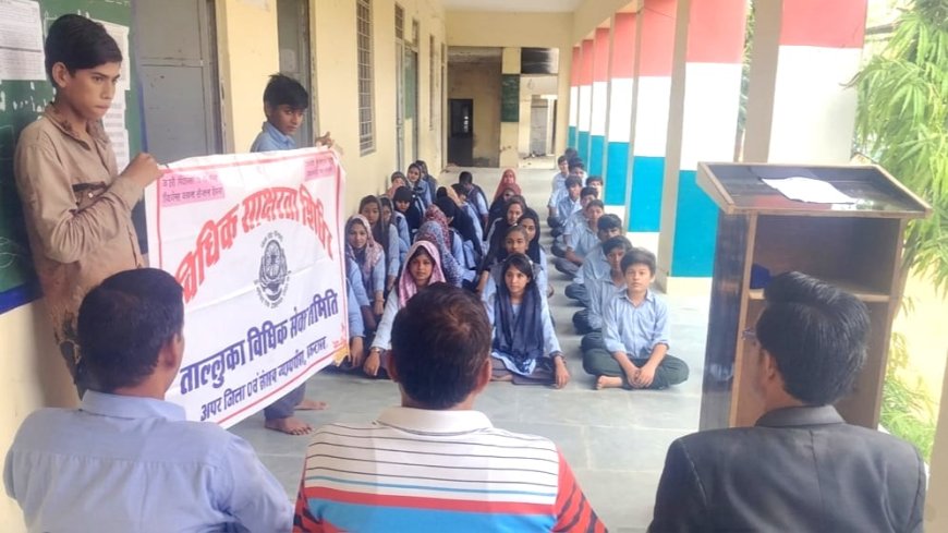 राजकीय स्कूल देशवाली ढाणी में विधिक जागरूकता शिविर आयोजित कर आमजन को किया जागरूक