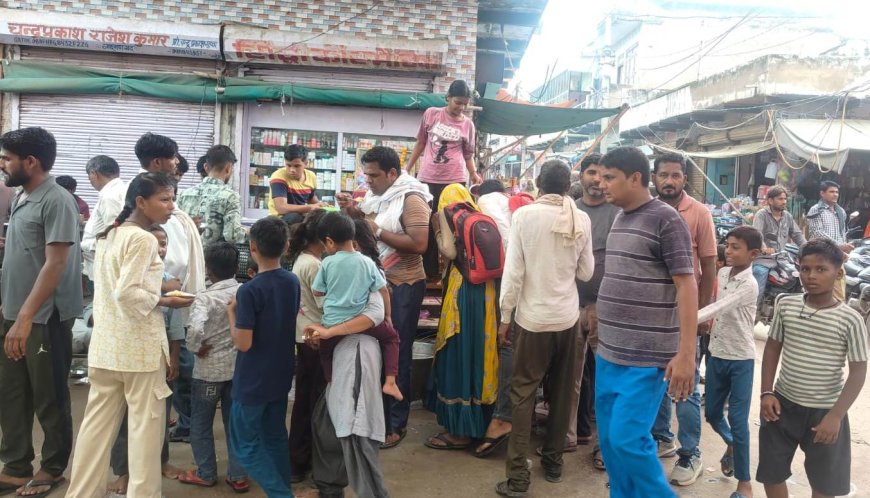लक्ष्मणगढ़ में गुरु पूर्णिमा की पूर्व संध्या पर शिव डाक कावड़ समिति ने बाँटी प्रसादी और ठंडाई