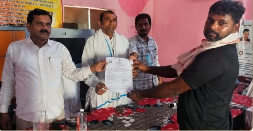ग्रामीण सेवा शिविर फॉलोअप में मिला त्वरित समाधान;  मृत्यु प्रमाण पत्र मिलने से आसान होंगे भविष्य के कार्य