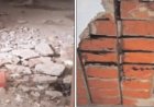 छत से गिर रहा प्लास्टर, दीवारों में दरारें:200 से अधिक नौनिहाल टिनशेड के नीचे पढ़ने को मजबूर