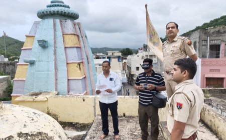 40वें मोहर्रम से पहले अलर्ट मोड में पुलिस: ड्रोन से आसमान से निगरानी, बाइक गश्त कर परखा जुलूस का पूरा रूट