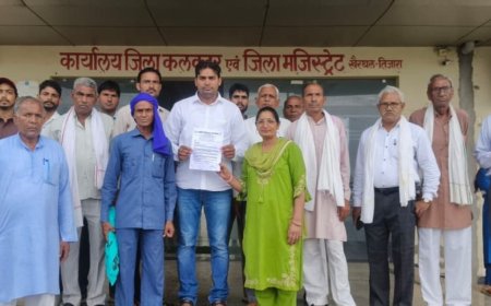 SC/ST किसानों की गैर खातेदारी भूमि को खातेदारी अधिकार दिलाने की मांग, जिला कलेक्टर को सौंपा ज्ञापन