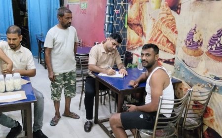 त्योहारी सीजन में खाद्य सुरक्षा विभाग की बड़ी कार्रवाई: किशनगढ़बास और कोटकासिम में मिलावटखोरों पर कसा शिकंजा, 6 खाद्य पदार्थों के सैंपल लैब भेजे