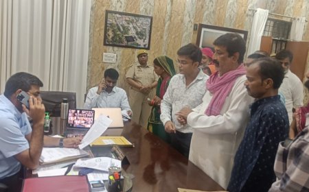 गोरखपुर के जटेपुर में 5.242 हेक्टेयर जमीन पर गहराया विवाद: 800 परिवारों पर बेदखली का साया, डीएम से गुहार