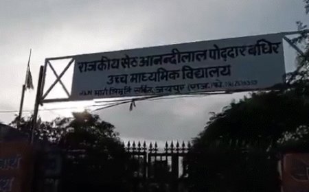 जयपुर के आनंदीलाल पोद्दार मूक-बधिर स्कूल में बुनियादी सुविधाओं को लेकर हंगामा, प्रिंसिपल रिलीव, दो कर्मचारी APO