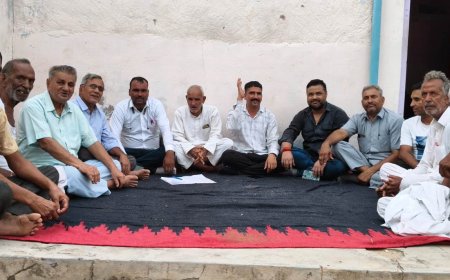 पचलंगी में 2 अक्टूबर को आयोजित होने वाले मातेश्वरी कुश्ती दंगल को लेकर बैठक आयोजित
