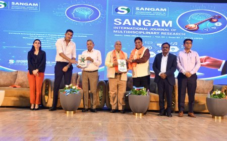संगम विश्वविद्यालय में तीन दिवसीय 'दीक्षारंभ-2026' का आगाज़, नवप्रवेशित विद्यार्थियों को दिए सफलता के मूल मंत्र