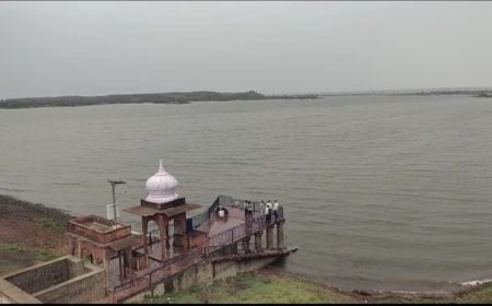 भरतपुर में खतरे के निशान के करीब बंध बरेठा बांध: जलस्तर 27 फीट पार, कभी भी खुल सकते हैं गेट; दर्जनों गांवों में अलर्ट जारी