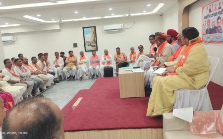 निकाय और पंचायत चुनाव की तैयारियों में जुटी BJP: सिरोही में शीर्ष नेताओं ने तय की रणनीति, बूथ स्तर पर बनाए जाएंगे संयोजक