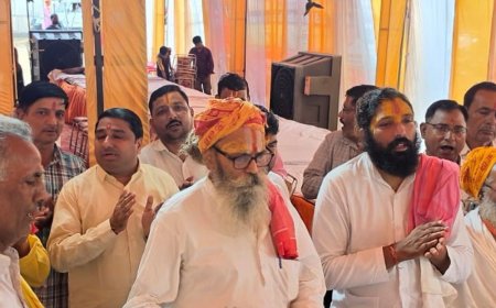 Kotputli News: पावटा में 26वें विशाल कांवड़ सेवा शिविर का भव्य शुभारंभ, संतों के सानिध्य में वैदिक मंत्रोच्चार से गूंजा परिसर