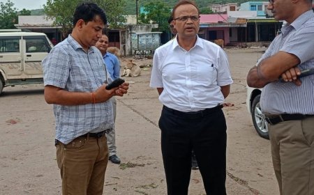 बूंदी में नवीन बस स्टैंड की जमीन से हटेगा अतिक्रमण: संभागीय आयुक्त ने पुरानी धानमंडी का लिया जायजा, कमर्शियल प्लान के निर्देश