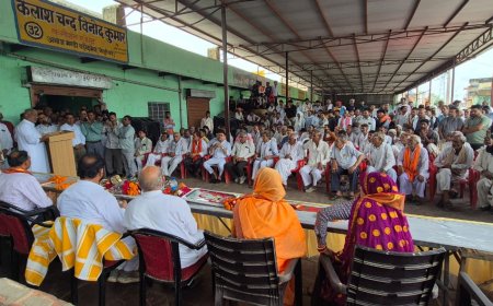 बड़ौदामेव में शिव-हनुमान मंदिर के 19वें स्थापना दिवस पर उमड़ा जनसैलाब,  ​केंद्रीय मंत्री भूपेंद्र यादव और विधायक सुखवंत सिंह ने की शिरकत
