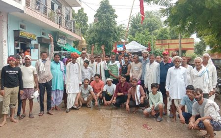 माता के जयकारों के साथ रवाना हुई बांकी माता की सप्तम पदयात्रा