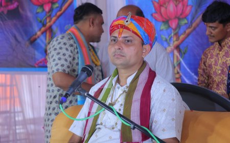 धूमधाम से संपन्न हुआ भगवान शिव-पार्वती विवाह महोत्सव , जयकारों से गूंजा कथा पंडाल