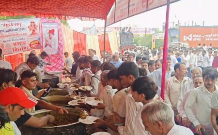 ​विश्व आदिवासी महोत्सव में उमड़ा जनसैलाब, 50 हजार से अधिक श्रद्धालुओं ने ग्रहण की प्रसादी