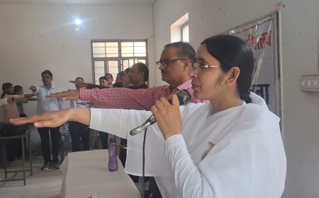 नशामुक्त भारत महाअभियान: ब्रह्माकुमारीज़ ने 10 करोड़ लोगों को नशामुक्ति का संकल्प दिलाने की उठाई मशाल, उदयपुरवाटी में दिलाई शपथ