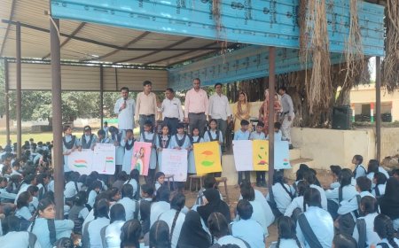 पीएम श्री राउमावि बोरावड़ में स्वीप टीम की अभिनव पहल: मतदाता शपथ और पोस्टर प्रतियोगिता से दिया जागरूकता का संदेश