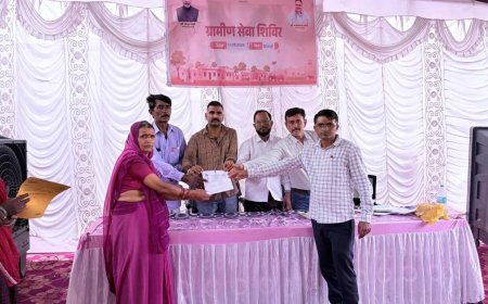 बांकली में ग्रामीण सेवा फॉलो-अप शिविर आयोजित, 23 पट्टे व प्रमाण पत्र किए वितरित