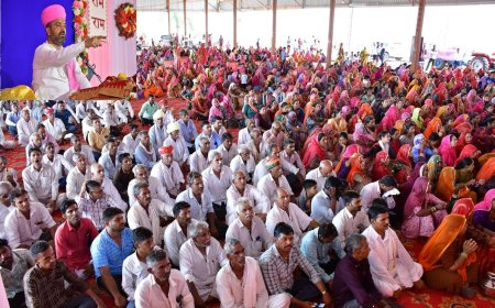 "संतों के आदर्श जीवन को सन्मार्ग पर ले जाते हैं": रामधाम खेड़ापा में गूंजी संत गोविन्दराम शास्त्री की वाणी,17 अगस्त को विशाल चिकित्सा व रक्तदान शिविर