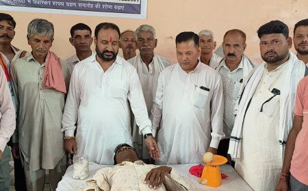 जन्मदिन पर परोपकार की मिसाल: भागीरथ सेना जिलाध्यक्ष सोनू कुड़ावला के जन्मदिन पर लगा विशाल रक्तदान शिविर