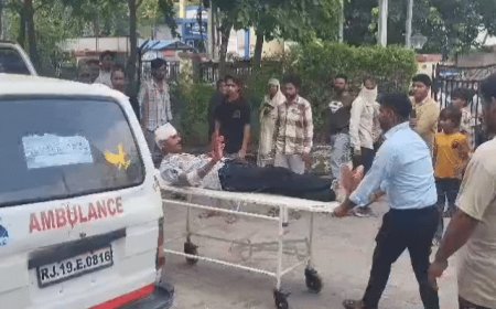 डीडवाना-कुचामन में दर्दनाक हादसा: ROB पर लगे लोहे के बैरियर से टकराए पिकअप में खड़े युवकों के सिर; 2 की मौत, 1 गंभीर