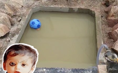 6 फीट गहरे खुले टैंक में डूबने से ढाई साल के मासूम की मौत:3 दिन पहले ही नाना के घर आया था जुड़वा बच्चा; तलाश के डेढ़ घंटे बाद पानी में तैरती बॉल ने खोला राज