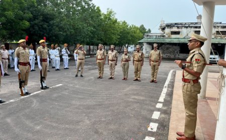 पुलिस लाइन और एसपी कार्यालय में हुआ ध्वजारोहण; वैर एएसपी, भुसावर सीओ और हलैना थाना प्रभारी ने भी दी राष्ट्रध्वज को सलामी