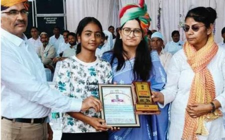 चिराना की बेटी प्रीति सैनी उपखंड स्तर पर सम्मानित, CUET में भी मारी बाजी