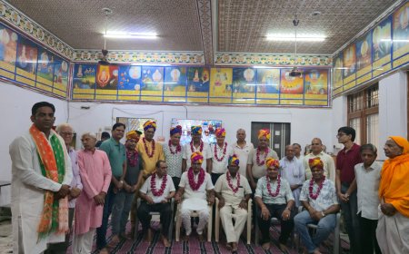 श्री चन्द्रप्रभ दिगम्बर जैन मंदिर श्योपुर की प्रबंधकारिणी,हुई निर्विरोध -दिलीप