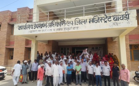 भंवरी देवी हत्याकांड में न्याय की मांग, डांवरा, अनियानाडा व अणवाणा केलावा के ग्रामीणों ने एसडीएम को सौंपा ज्ञापन