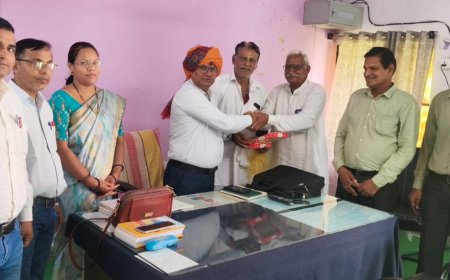 कुमर सिंह प्रधानाचार्य ने राजकीय बालिका उच्च माध्यमिक विद्यालय वैर में  किया पदभार ग्रहण
