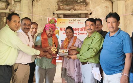 भारत विकास परिषद का वन विहार व दार्शनिक भ्रमण:डॉ. मोनिका विजय को साफा व स्मृति चिह्न देकर किया सम्मान