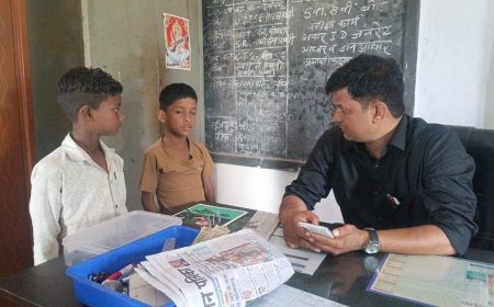 शाला सम्बलन अभियान: एडीपीसी अधिकारी दाधीच ने किया स्कूलों का निरीक्षण, गुणवत्तापूर्ण शिक्षा के दिए निर्देश