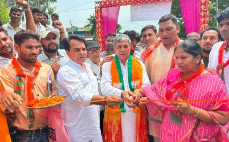महुवा में भाजपा का चुनावी बिगुल: निकाय चुनाव कार्यालय का लोकार्पण, एकजुट होकर बोर्ड बनाने का संकल्प